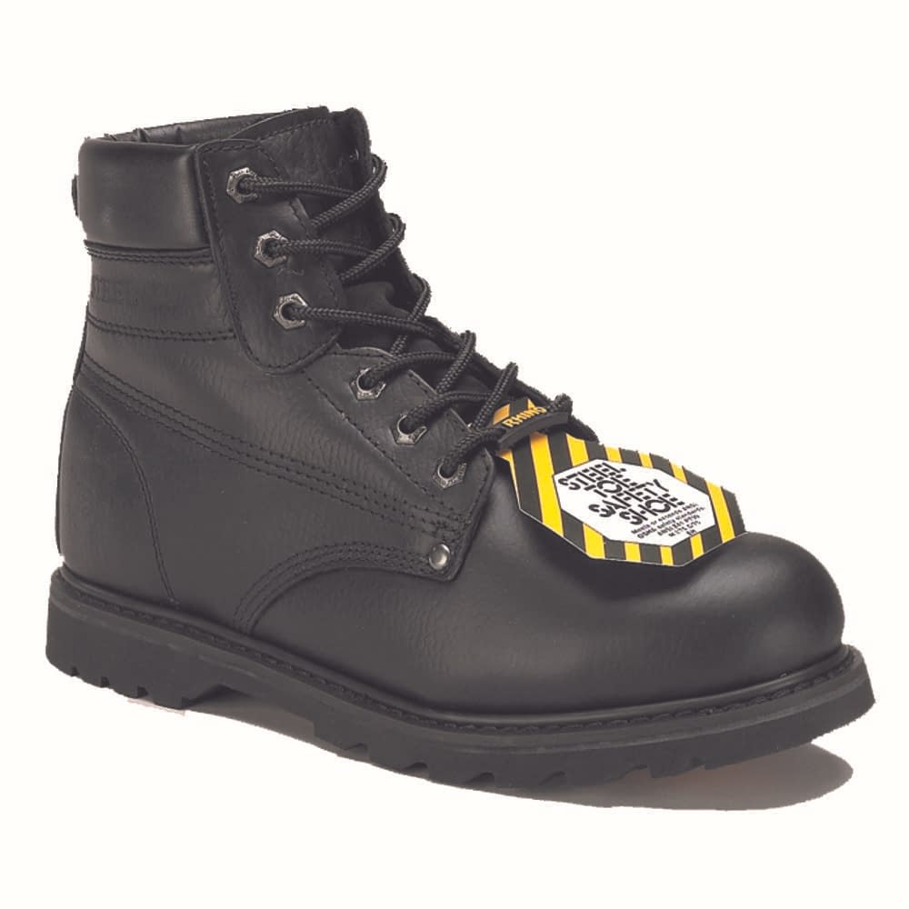 6.5 steel toe work boots